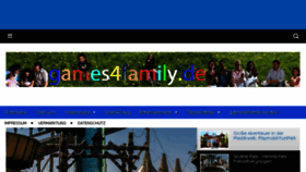 What Games4family.de website looked like in 2017 (6 years ago)
