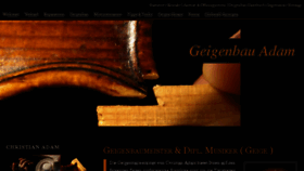 What Geigenbau.com website looked like in 2017 (6 years ago)