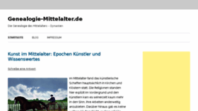 What Genealogie-mittelalter.de website looked like in 2017 (6 years ago)