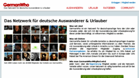 What Germanwho.com website looked like in 2017 (6 years ago)