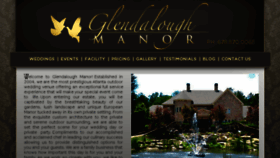 What Glendaloughmanor.com website looked like in 2017 (6 years ago)