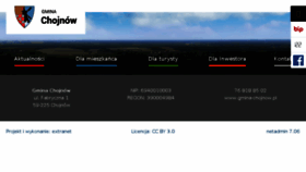 What Gmina-chojnow.pl website looked like in 2017 (8 years ago)