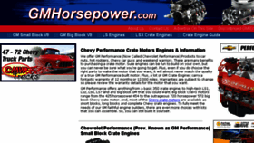 What Gmhorsepower.com website looked like in 2017 (6 years ago)