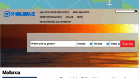 What Go-mallorca.de website looked like in 2017 (6 years ago)