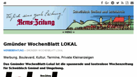 What Gmuender-wochenblatt.de website looked like in 2017 (6 years ago)