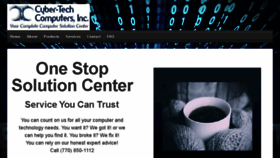 What Gocybertech.com website looked like in 2017 (6 years ago)