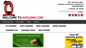 What Goclean.com website looked like in 2017 (6 years ago)
