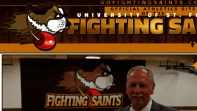 What Gofightingsaints.com website looked like in 2017 (6 years ago)