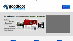 What Goodfootinteractive.com website looked like in 2017 (6 years ago)