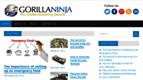 What Gorillaninja.com website looked like in 2017 (6 years ago)