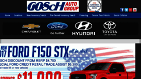What Goschauto.com website looked like in 2017 (6 years ago)