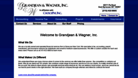 What Grandjeanandwagner.com website looked like in 2017 (6 years ago)