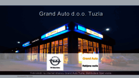 What Grandauto.ba website looked like in 2017 (6 years ago)