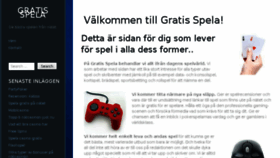 What Gratis-spela.se website looked like in 2017 (6 years ago)