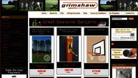 What Grimshawsports.co.uk website looked like in 2017 (6 years ago)