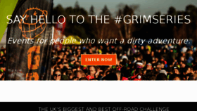What Grimchallenge.co.uk website looked like in 2017 (6 years ago)