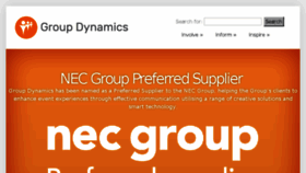 What Groupdynamics.co.uk website looked like in 2017 (6 years ago)