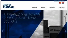 What Grupofiancar.com website looked like in 2017 (6 years ago)