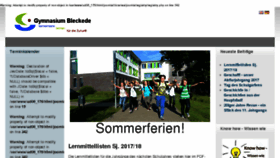 What Gym-bleckede.de website looked like in 2017 (6 years ago)