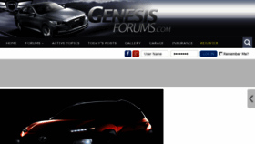 What Genesisforums.com website looked like in 2017 (6 years ago)