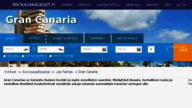 What Grancanaria.fi website looked like in 2017 (6 years ago)