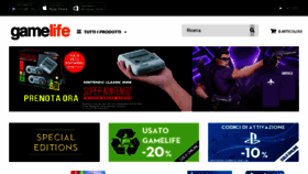 What Gamelife.it website looked like in 2017 (6 years ago)