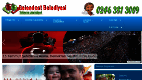 What Gelendost.bel.tr website looked like in 2017 (8 years ago)