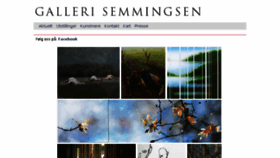 What Gallerisemmingsen.no website looked like in 2017 (6 years ago)