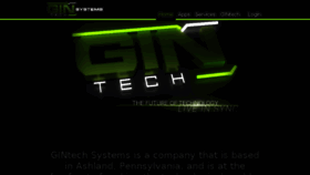 What Gintechsystems.com website looked like in 2017 (6 years ago)