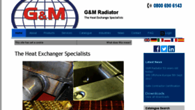 What Gm-radiator.com website looked like in 2017 (6 years ago)