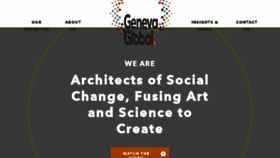 What Genevaglobal.com website looked like in 2017 (6 years ago)