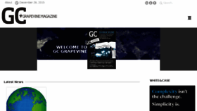 What Gcgrapevine.com website looked like in 2017 (6 years ago)