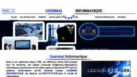 What Guermai-informatique.com website looked like in 2017 (6 years ago)