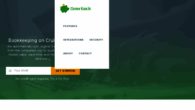 What Greenback.com website looked like in 2017 (6 years ago)