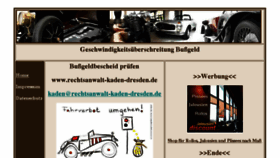 What Geschwindigkeitsueberschreitung-bussgeld.de website looked like in 2017 (6 years ago)
