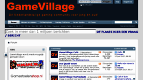 What Gamevillage.nl website looked like in 2017 (6 years ago)