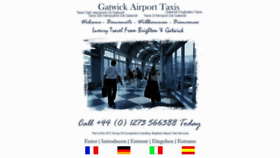 What Gatwick-taxi.com website looked like in 2017 (6 years ago)