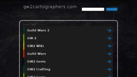 What Gw2cartographers.com website looked like in 2017 (6 years ago)