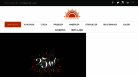 What Gunder.org.tr website looked like in 2017 (6 years ago)