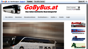 What Gobybus.at website looked like in 2017 (6 years ago)