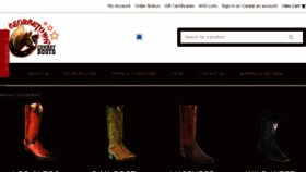What Georgetowncowboyboots.com website looked like in 2017 (6 years ago)