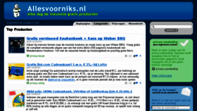 What Gratislijst.nl website looked like in 2017 (6 years ago)