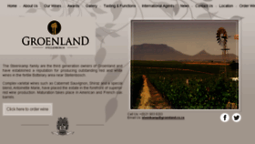 What Groenland.co.za website looked like in 2017 (8 years ago)