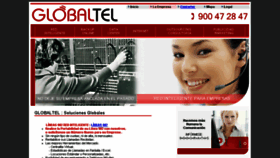 What Globaltel.es website looked like in 2017 (6 years ago)