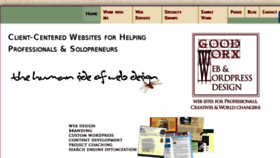What Goodworx.com website looked like in 2017 (6 years ago)
