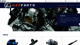 What Gazparts.pl website looked like in 2017 (6 years ago)
