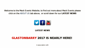 What Glastonbarry.com website looked like in 2017 (6 years ago)