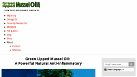 What Green-lipped-mussel-oil.com website looked like in 2017 (6 years ago)