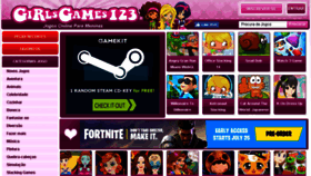 What Girlsgames123.com.br website looked like in 2017 (6 years ago)