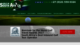 What Golfinsouthafrica.com website looked like in 2017 (6 years ago)